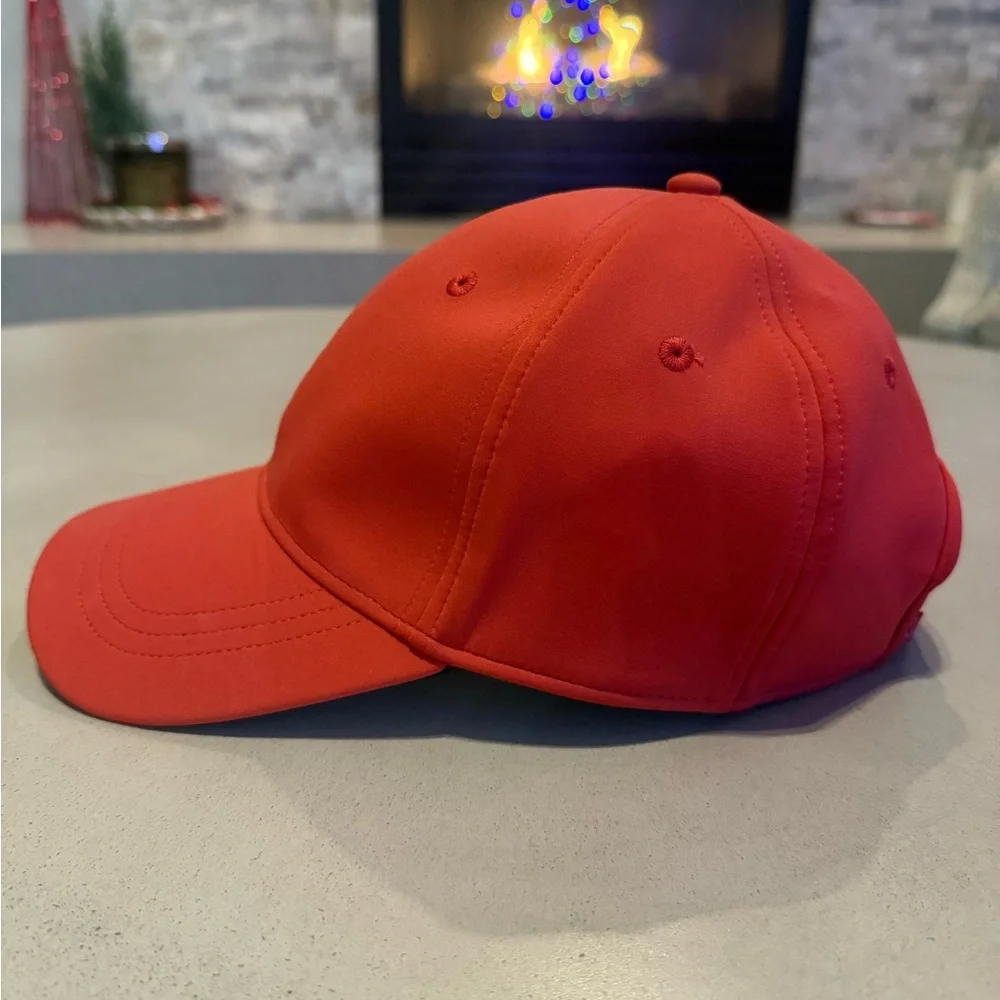 Lululemon Athletica Red Baseball Cap One Size